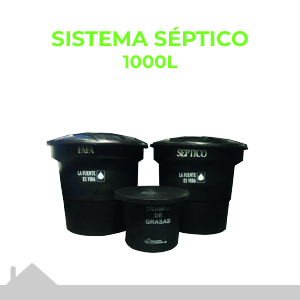 Sistema Séptico 1000 Litros