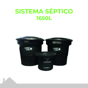 Sistema Séptico 1650 Litros