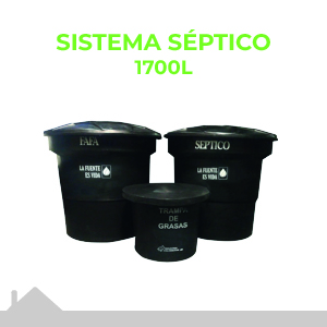 Sistema Séptico 1700 Litros