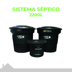 Sistema Séptico 2200 Litros