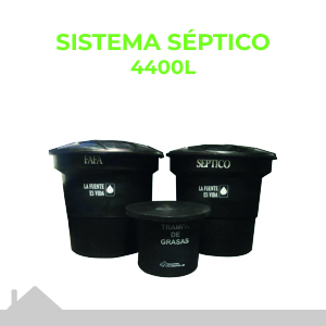Sistema Séptico 4400 Litros